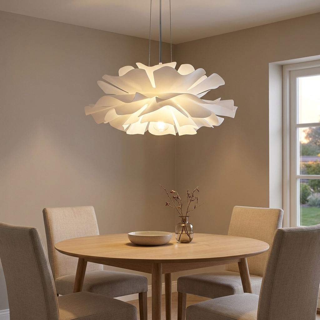 Lotus Flower Pendant Light