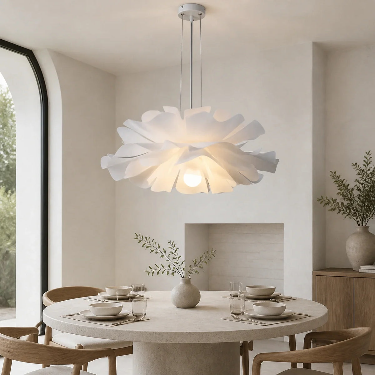 Lotus Flower Pendant Light