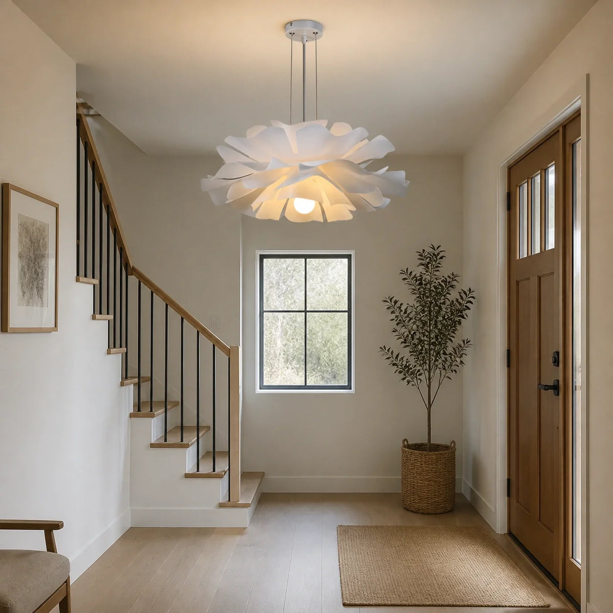 Lotus Flower Pendant Light