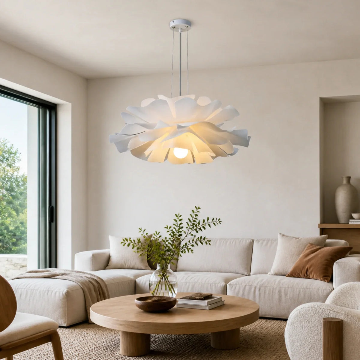 Lotus Flower Pendant Light