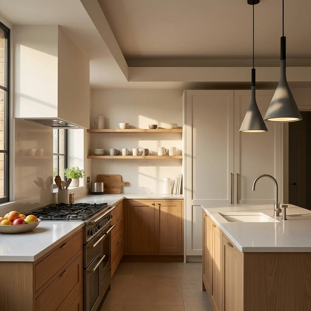 Minimalist Scandinavian Funnel Pendant Light