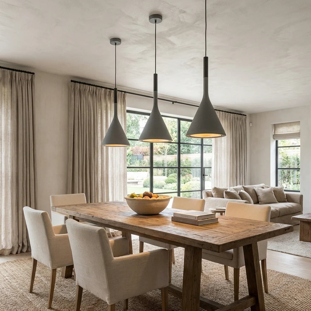 Minimalist Scandinavian Funnel Pendant Light