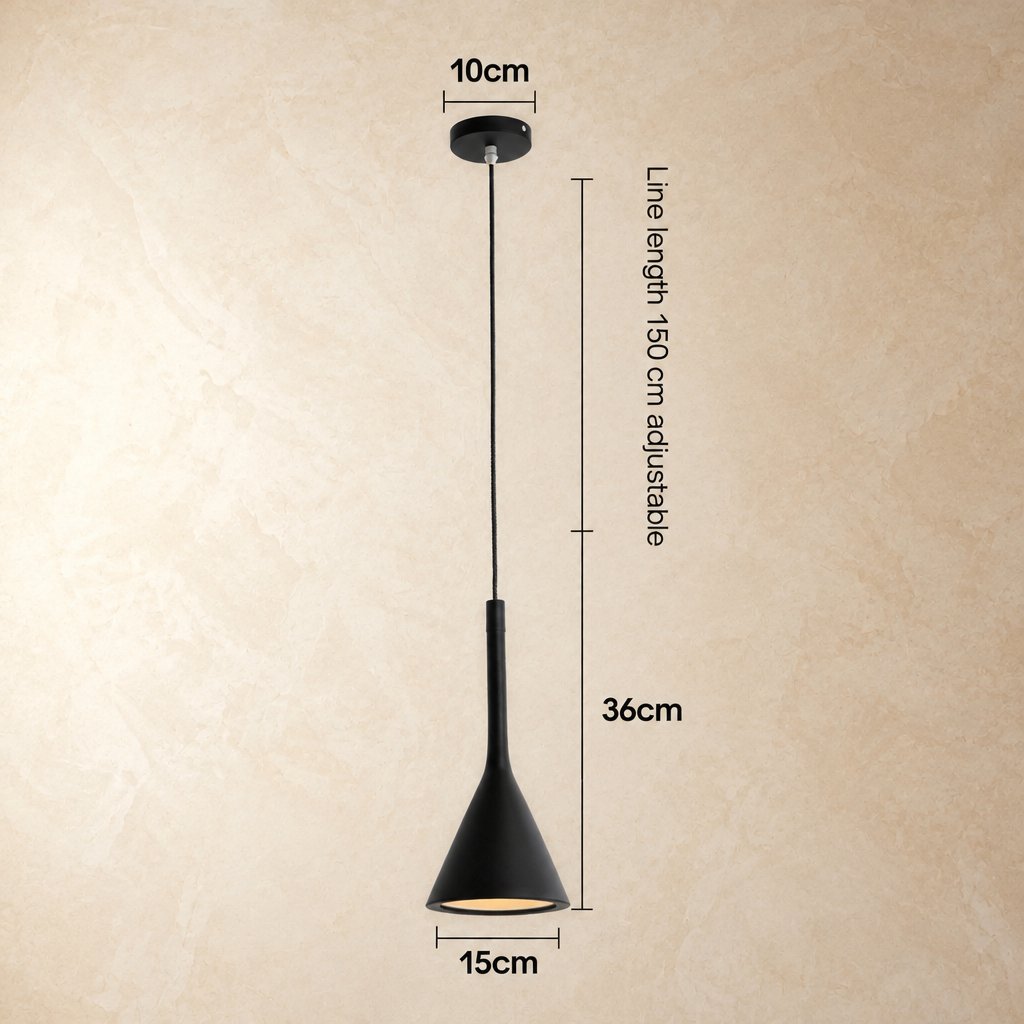 Minimalist Scandinavian Funnel Pendant Light