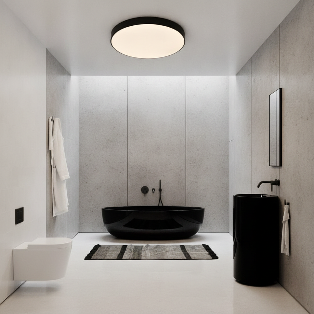 Modern Collection | Flush Mount Ceiling Light with Energy-Efficient LED