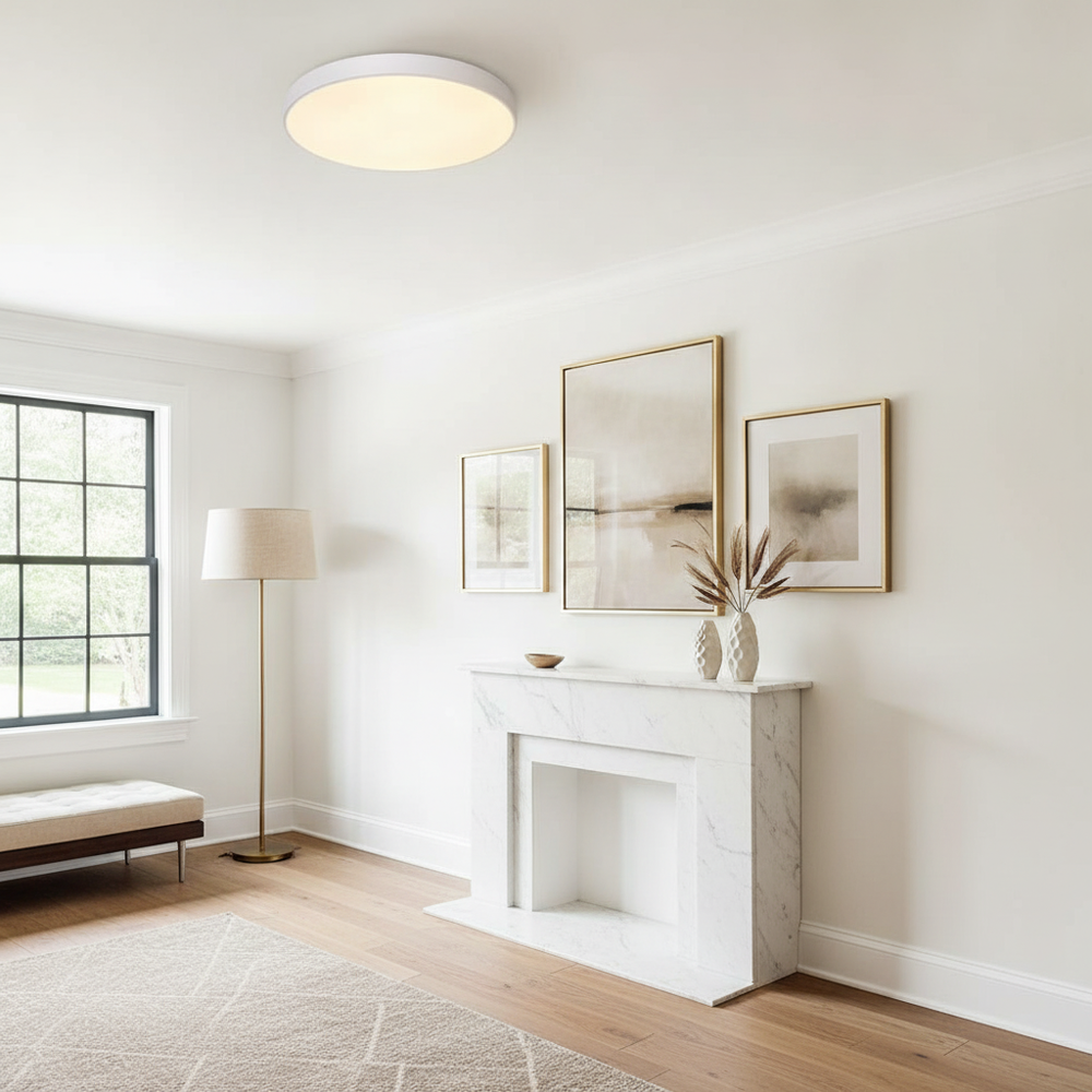 Modern Collection | Flush Mount Ceiling Light with Energy-Efficient LED
