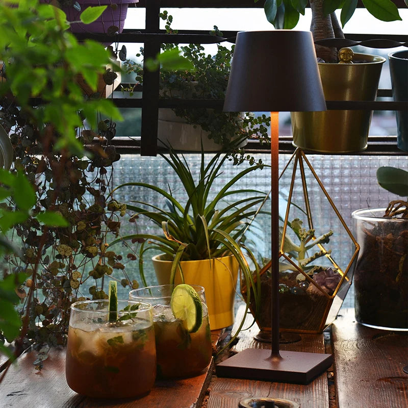 Modern Cordless Table Lamp with Touch Controls