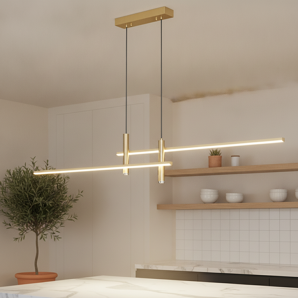 Modern Minimalist | Black Pendant Light with Customizable Ambiance