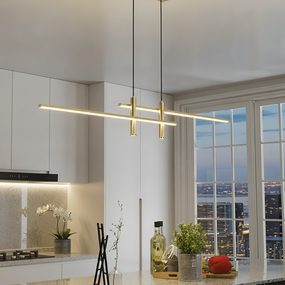 Modern Minimalist | Black Pendant Light with Customizable Ambiance