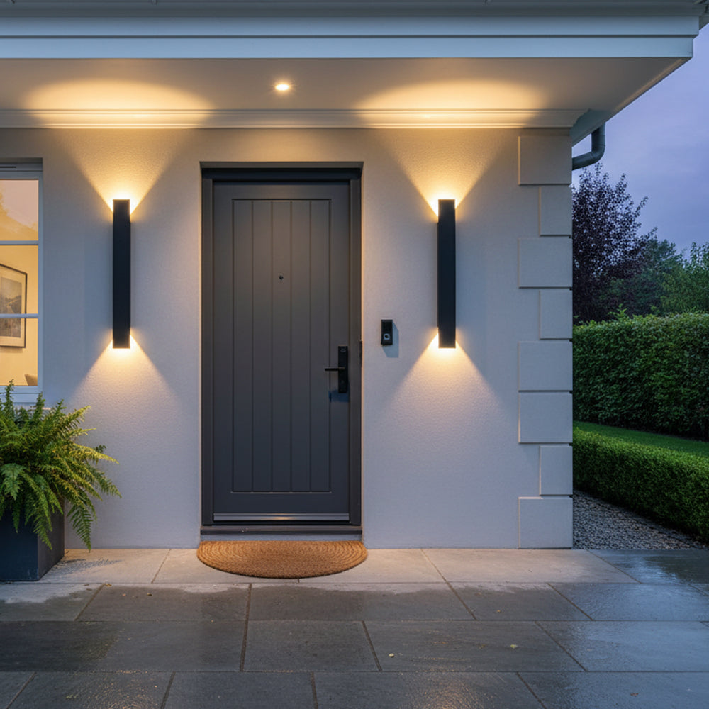 Modern Outdoor Wall Light | Waterproof LED Lantern for Patios and Gardens