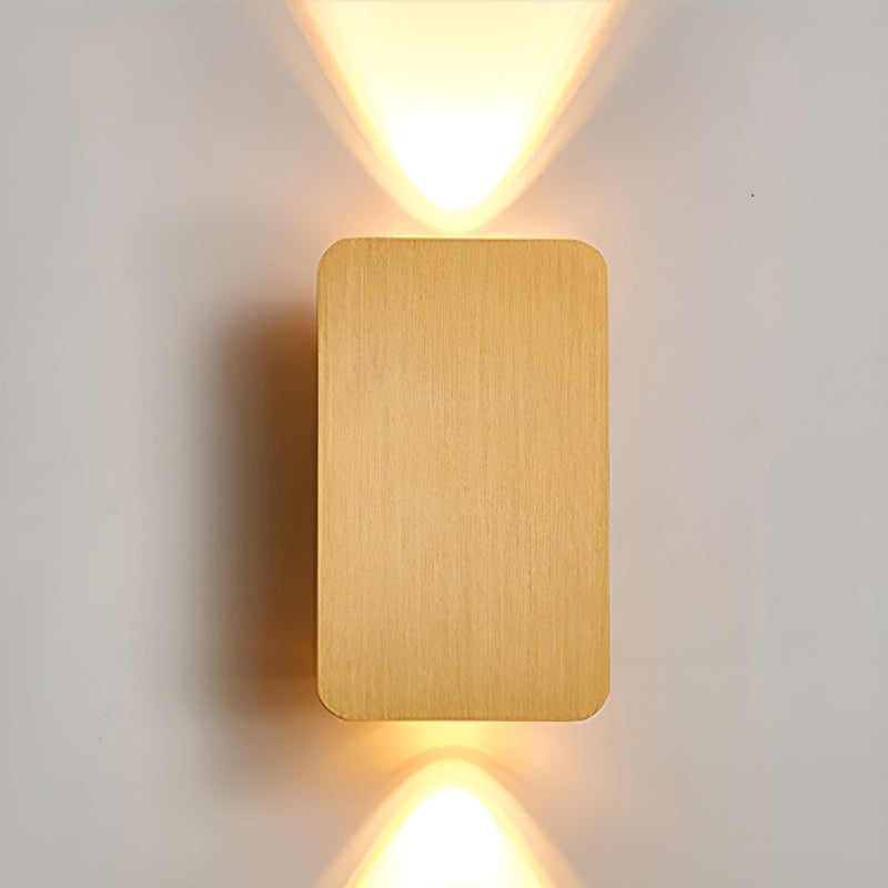 Modern Wall Lights | Sleek Rectangular Sconce Light with Dual Beam