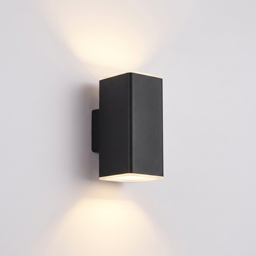 Modern Waterproof Outdoor Wall Light with Dual Lighting