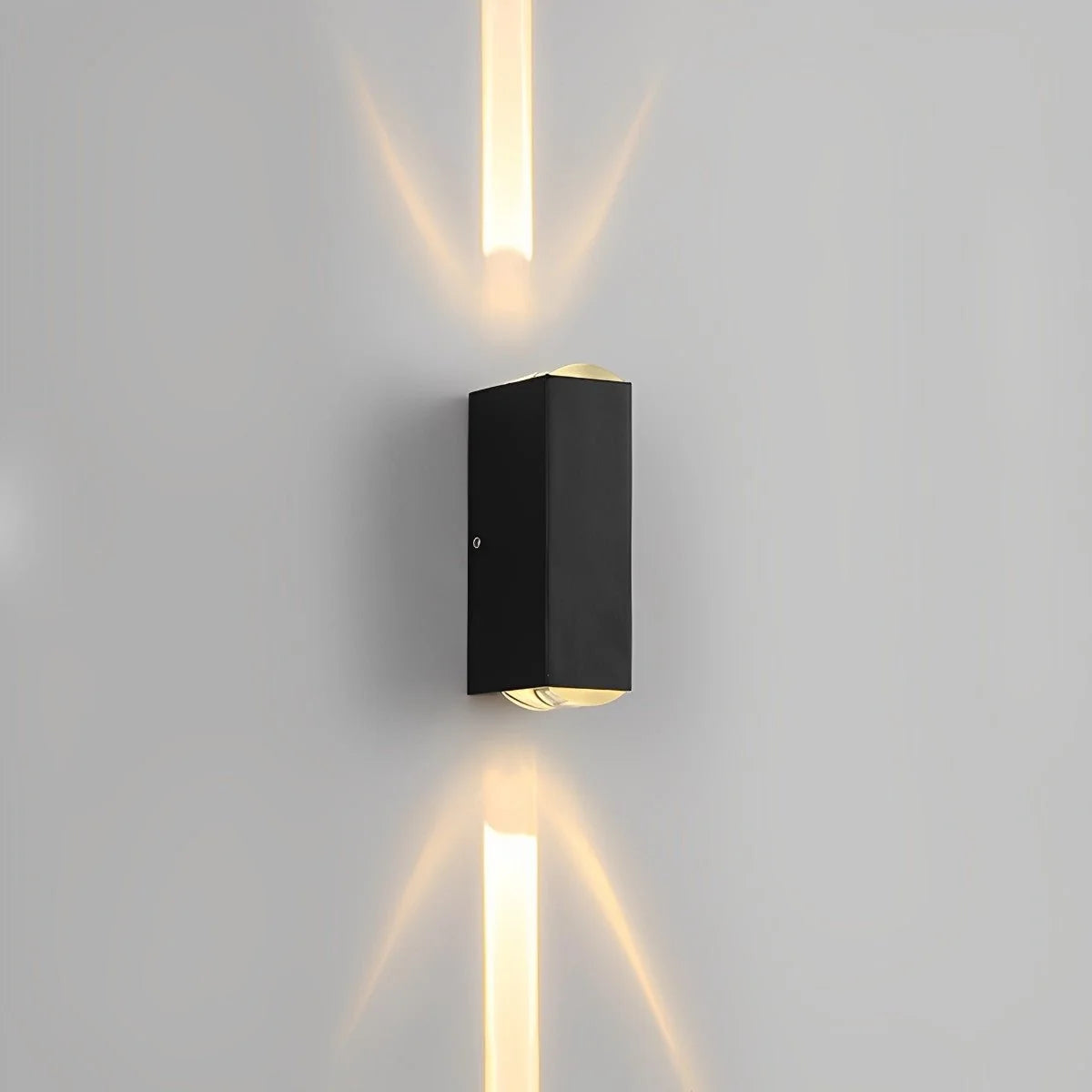 Modern Waterproof Outdoor Wall Light with Dual Lighting