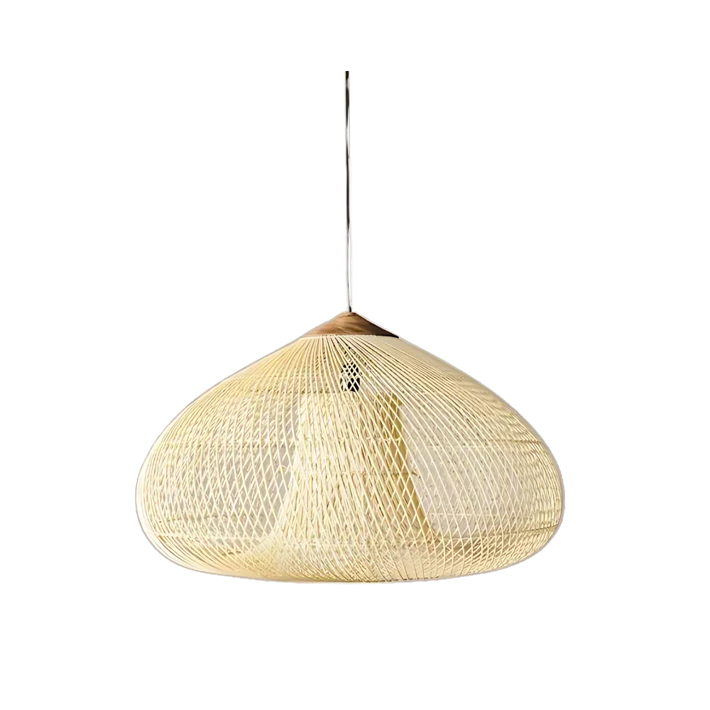 Natural Woven Rattan Pendant Light