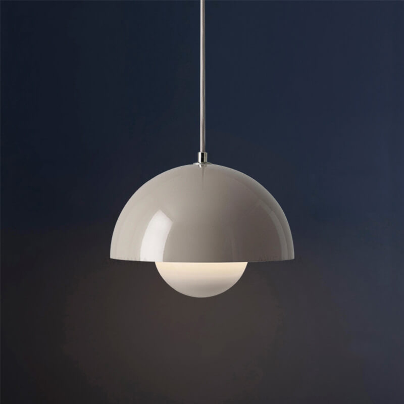 Nordic Dome Pendant Light | Stylish Adjustable Height Kitchen Pendant Lighting