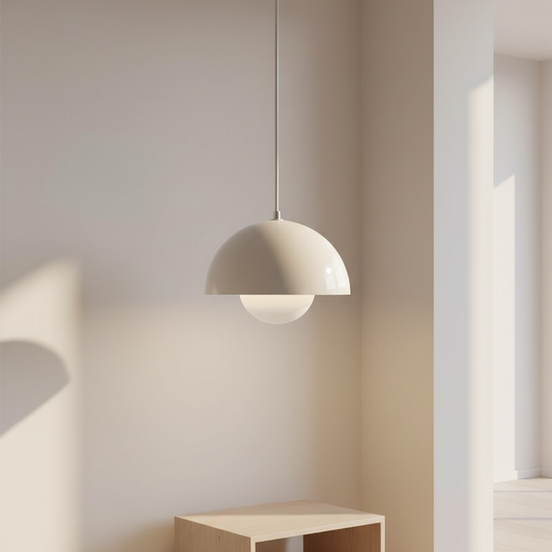 Nordic Dome Pendant Light | Stylish Adjustable Height Kitchen Pendant Lighting