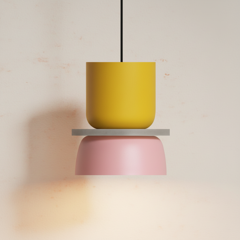 Nordic Macaron | LED Pendant Light with Colorful Design