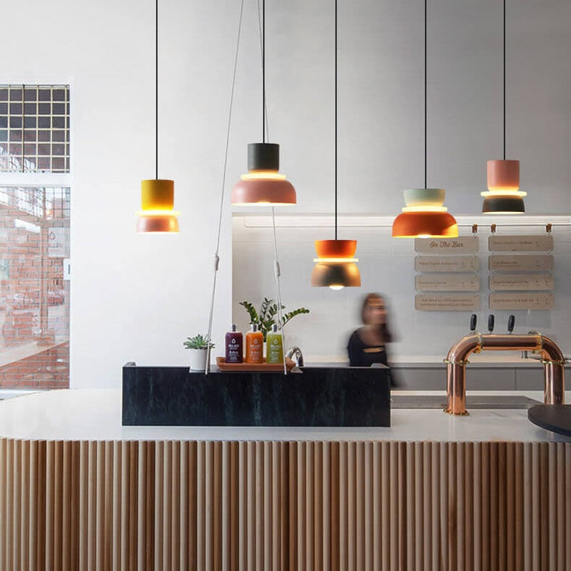Nordic Macaron | LED Pendant Light with Colorful Design