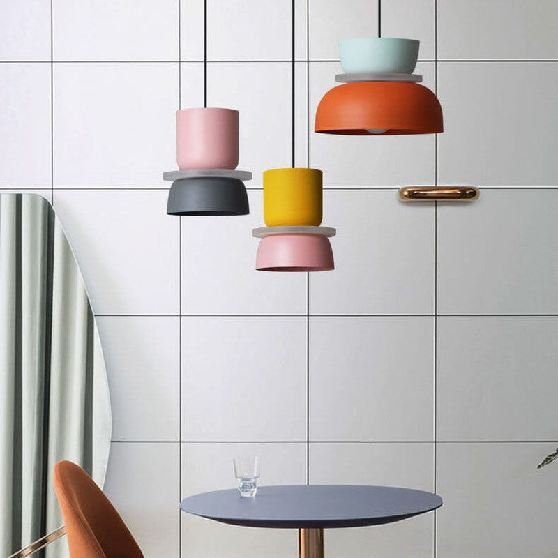 Nordic Macaron | LED Pendant Light with Colorful Design