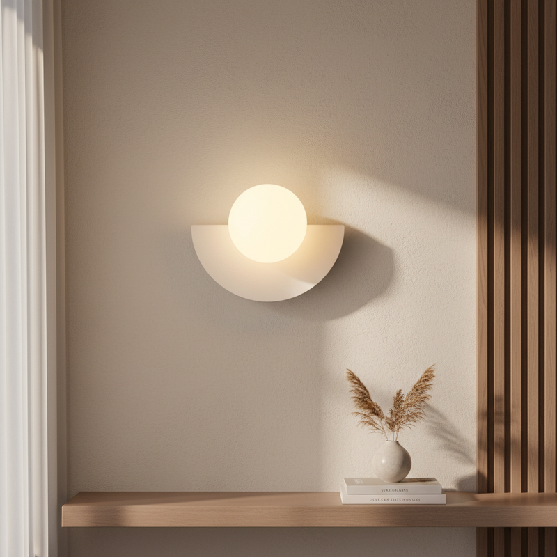 NordicGlow | Modern Elegant Semi-Circular Wall Lamp