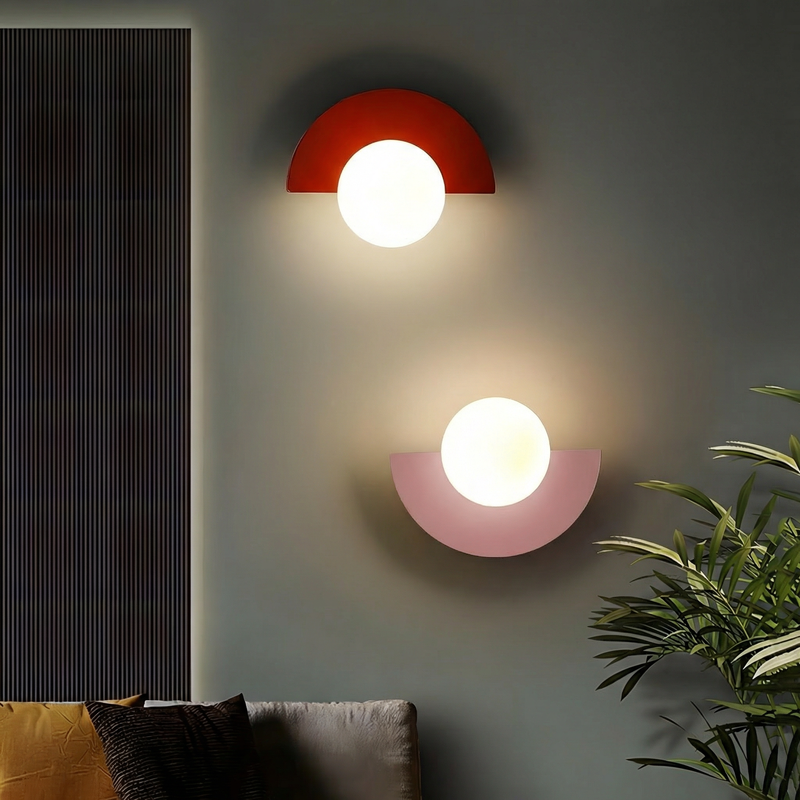 NordicGlow | Modern Elegant Semi-Circular Wall Lamp