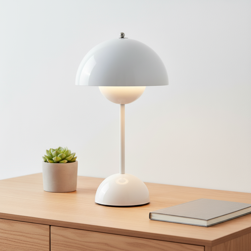 NordicNest | Scandinavian Table Lamp with Dimmable Light