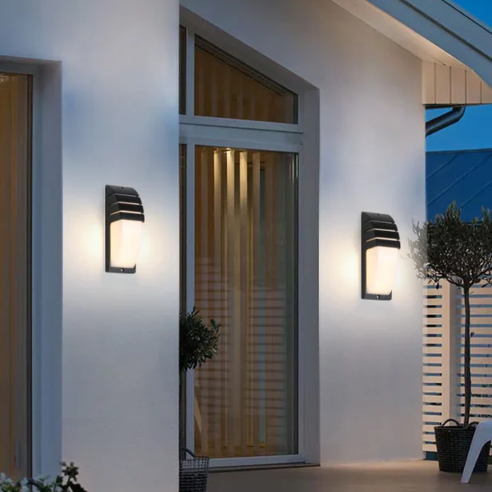 Outdoor Wall Lantern | Motion Sensor LED Light with Waterproof Design