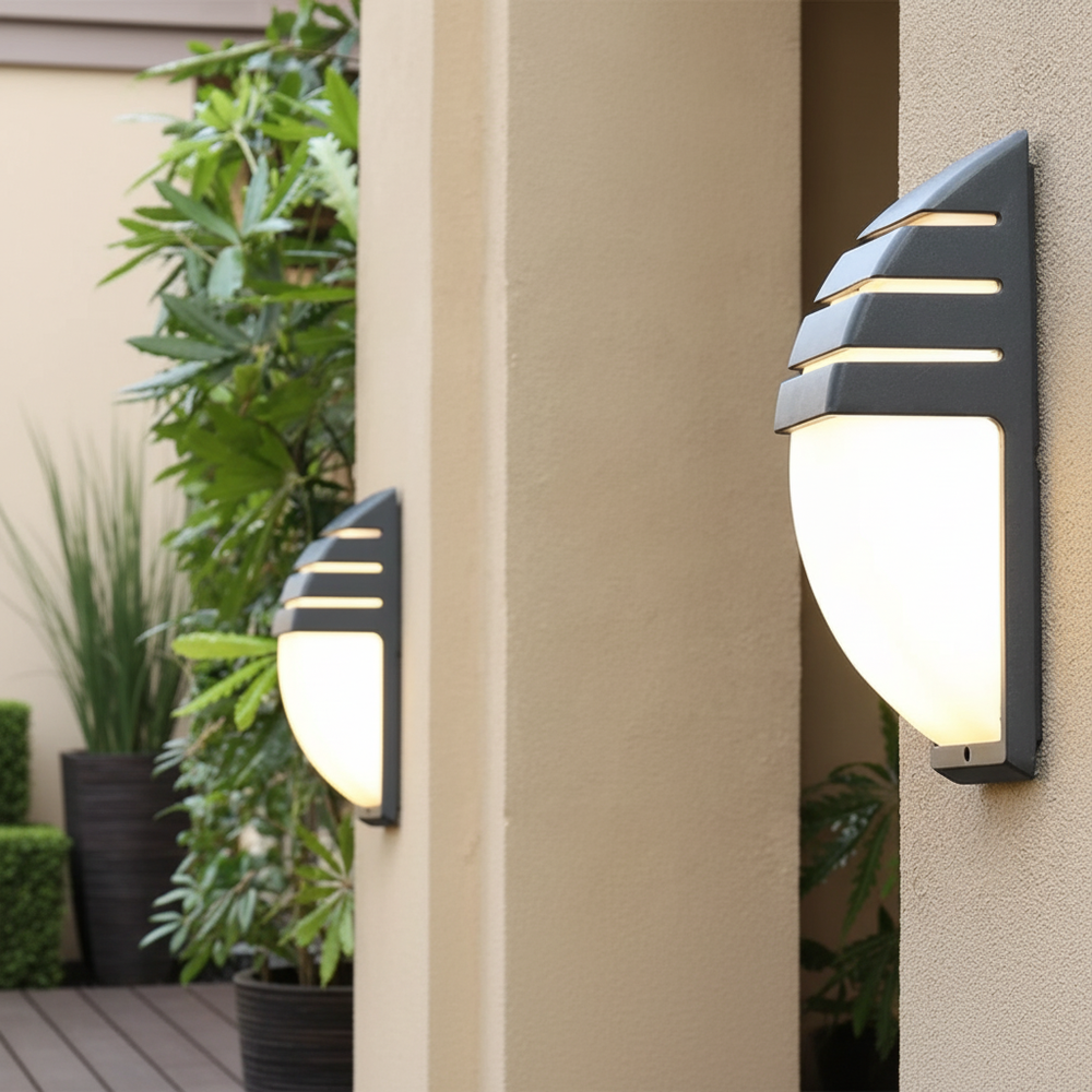 Outdoor Wall Lantern | Motion Sensor LED Light with Waterproof Design