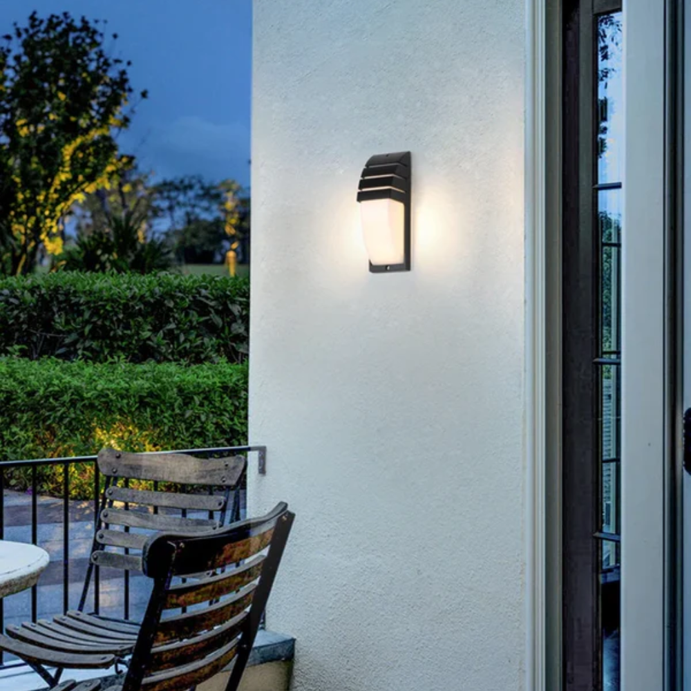 Outdoor Wall Lantern | Motion Sensor LED Light with Waterproof Design