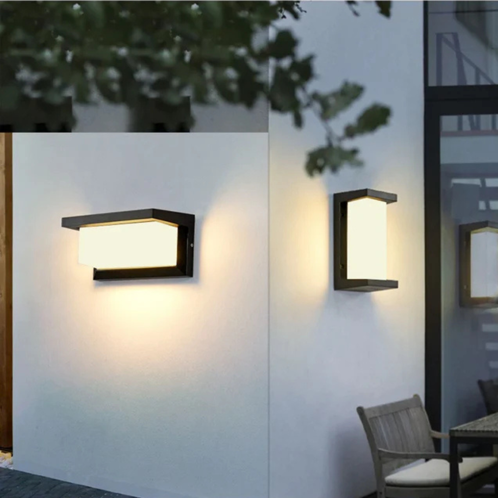 Outdoor Wall Light | Motion Sensor LED Lantern with Energy-Efficient Design