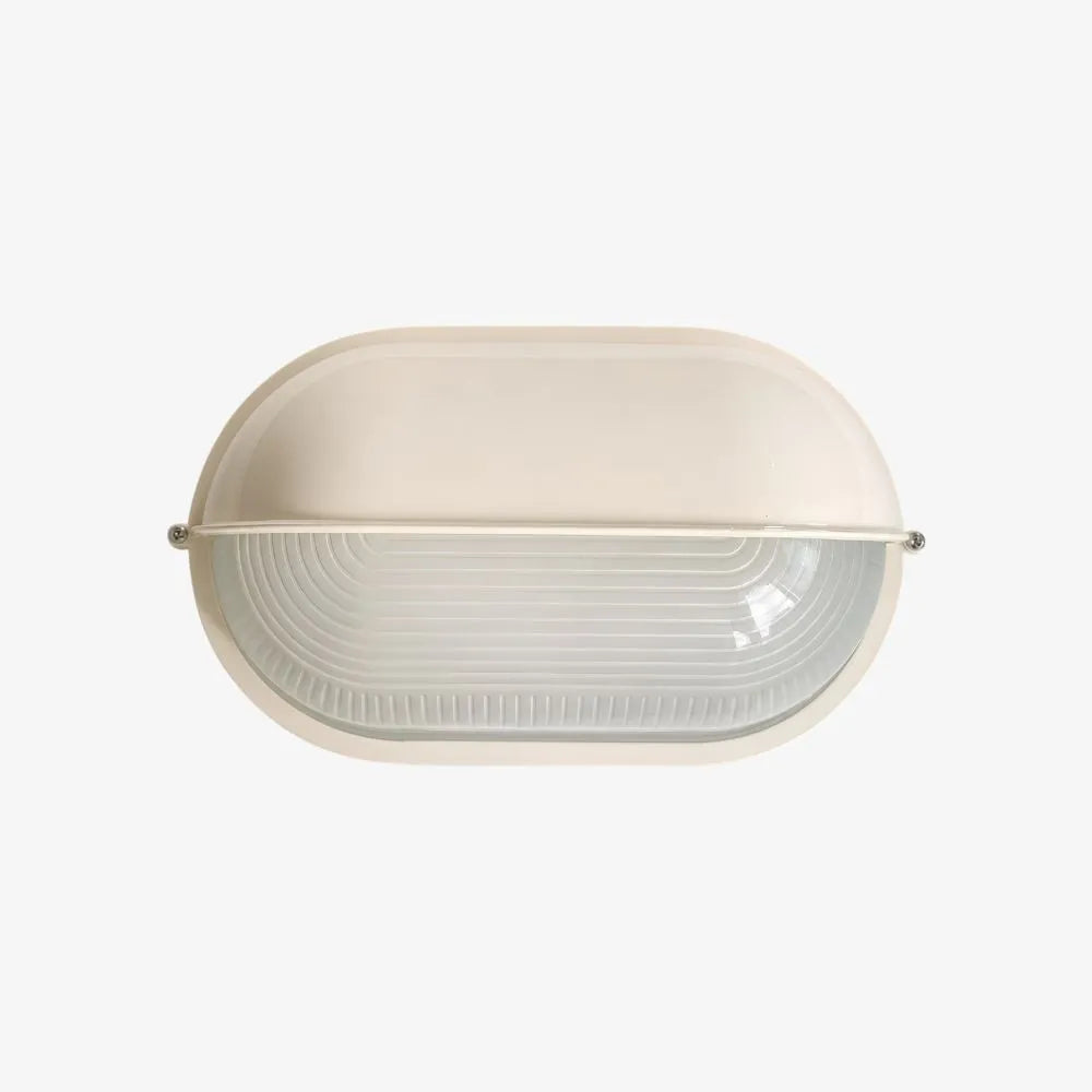 Oval Eyelid Bulkhead Outdoor Wall Light