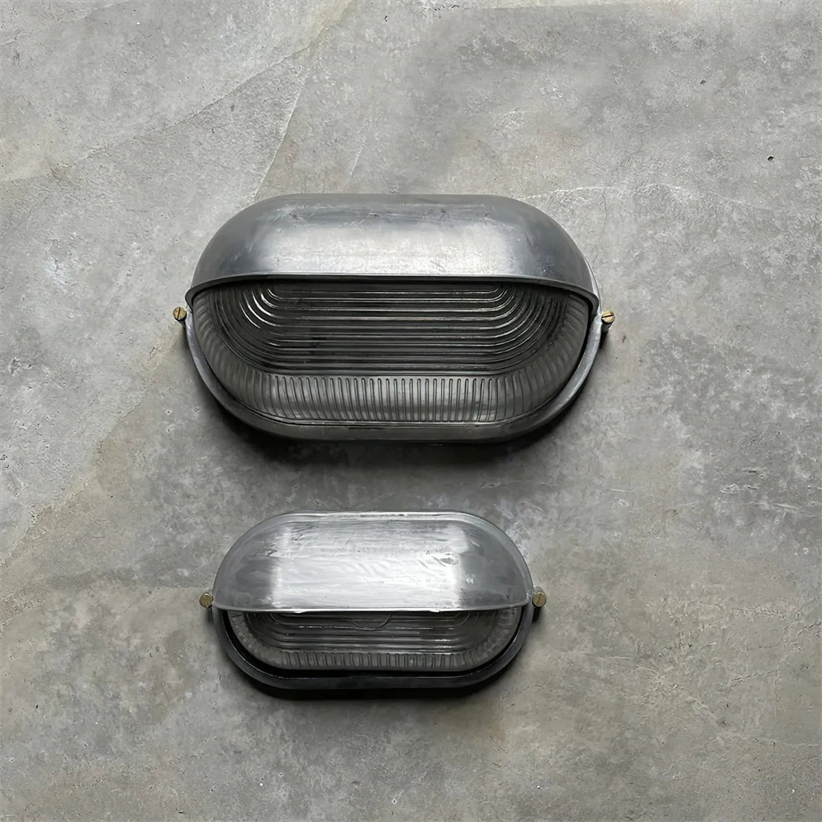 Oval Eyelid Bulkhead Outdoor Wall Light