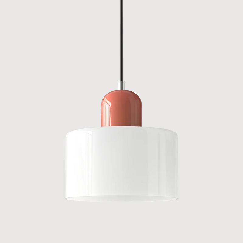Retro Hanging Lamp | Adjustable Kitchen Pendant Light with Warm Glass Shade