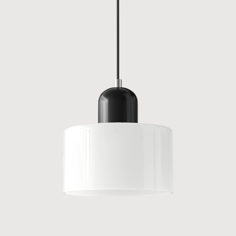 Retro Hanging Lamp | Adjustable Kitchen Pendant Light with Warm Glass Shade