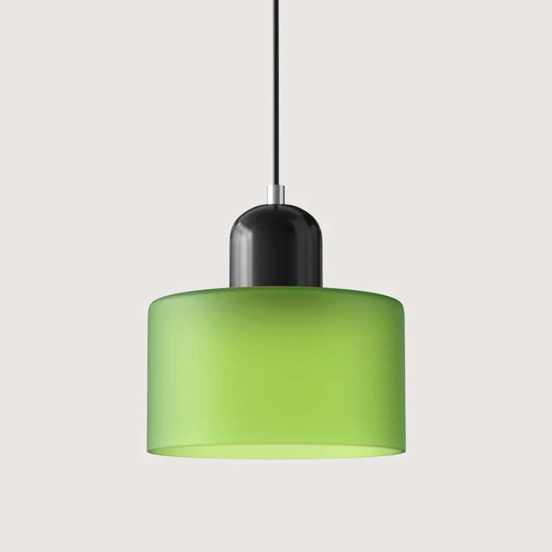 Retro Hanging Lamp | Adjustable Kitchen Pendant Light with Warm Glass Shade