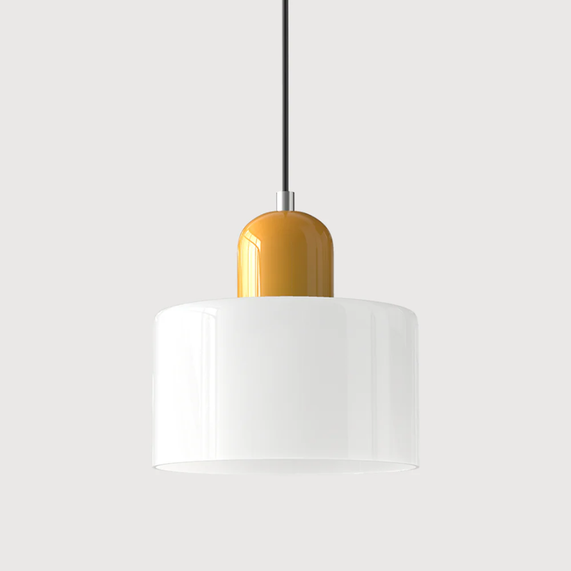 Retro Hanging Lamp | Adjustable Kitchen Pendant Light with Warm Glass Shade