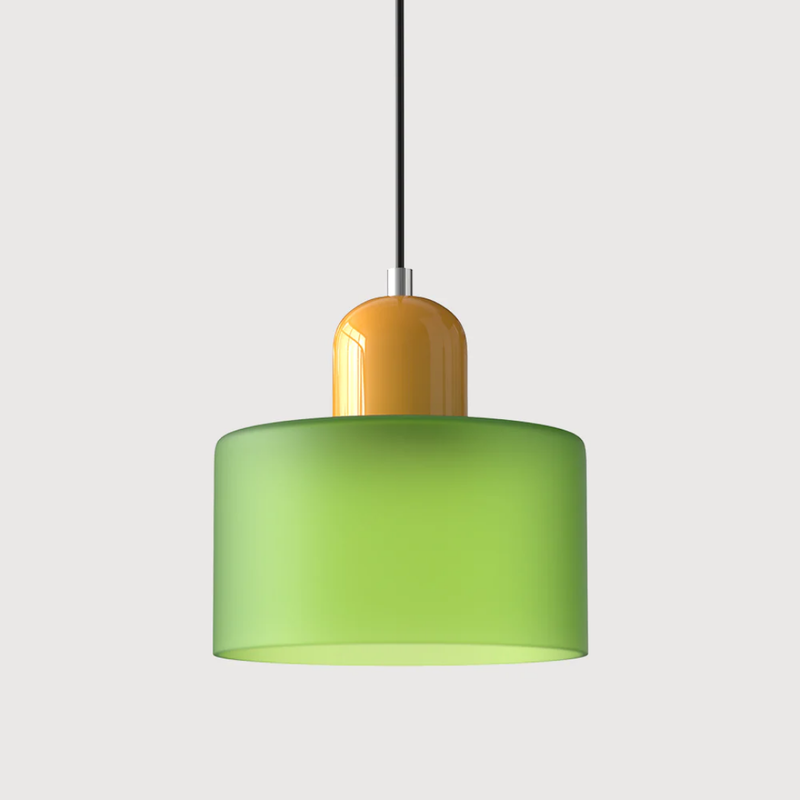 Retro Hanging Lamp | Adjustable Kitchen Pendant Light with Warm Glass Shade