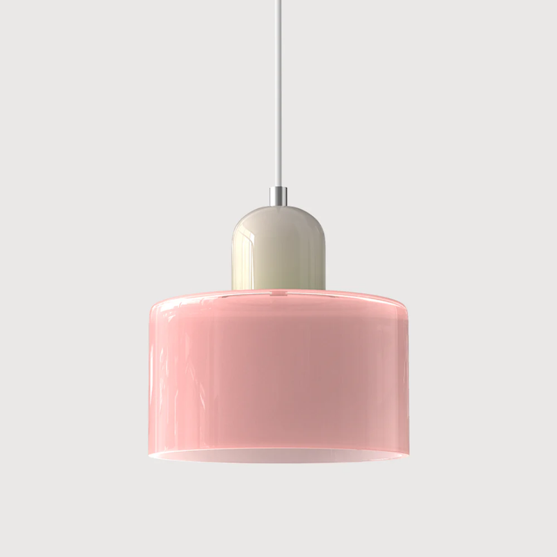 Retro Hanging Lamp | Adjustable Kitchen Pendant Light with Warm Glass Shade
