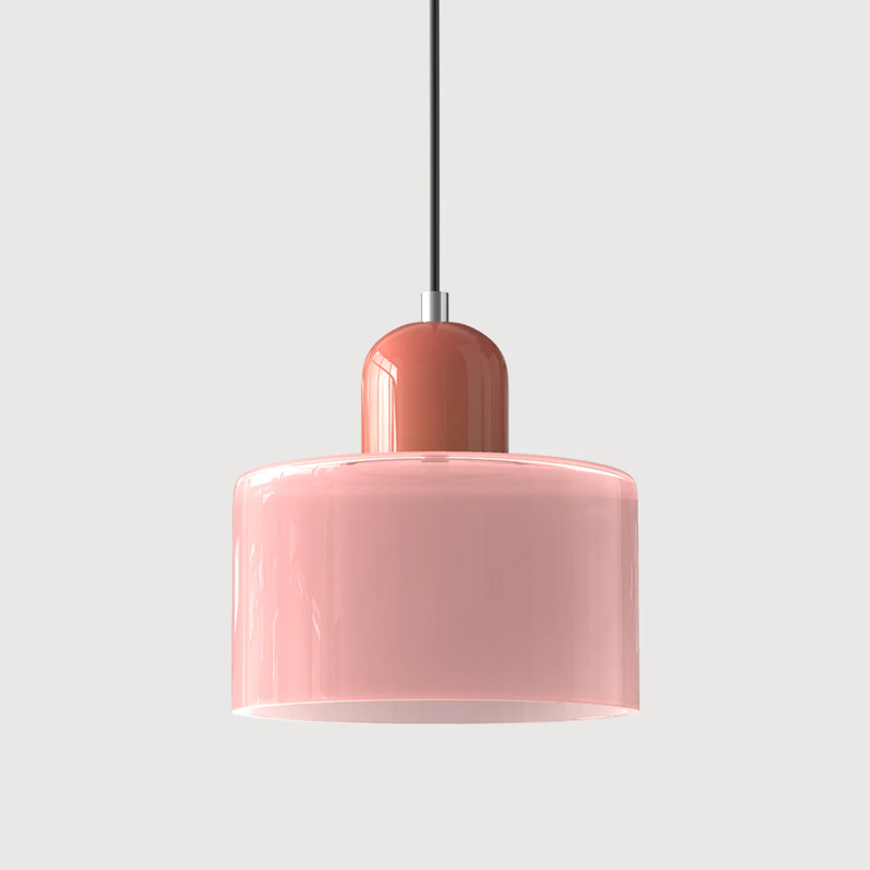 Retro Hanging Lamp | Adjustable Kitchen Pendant Light with Warm Glass Shade