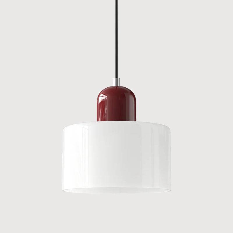 Retro Hanging Lamp | Adjustable Kitchen Pendant Light with Warm Glass Shade