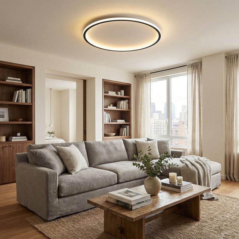 Scandinavian | Flush Mount Ceiling Light with Soft LED Glow