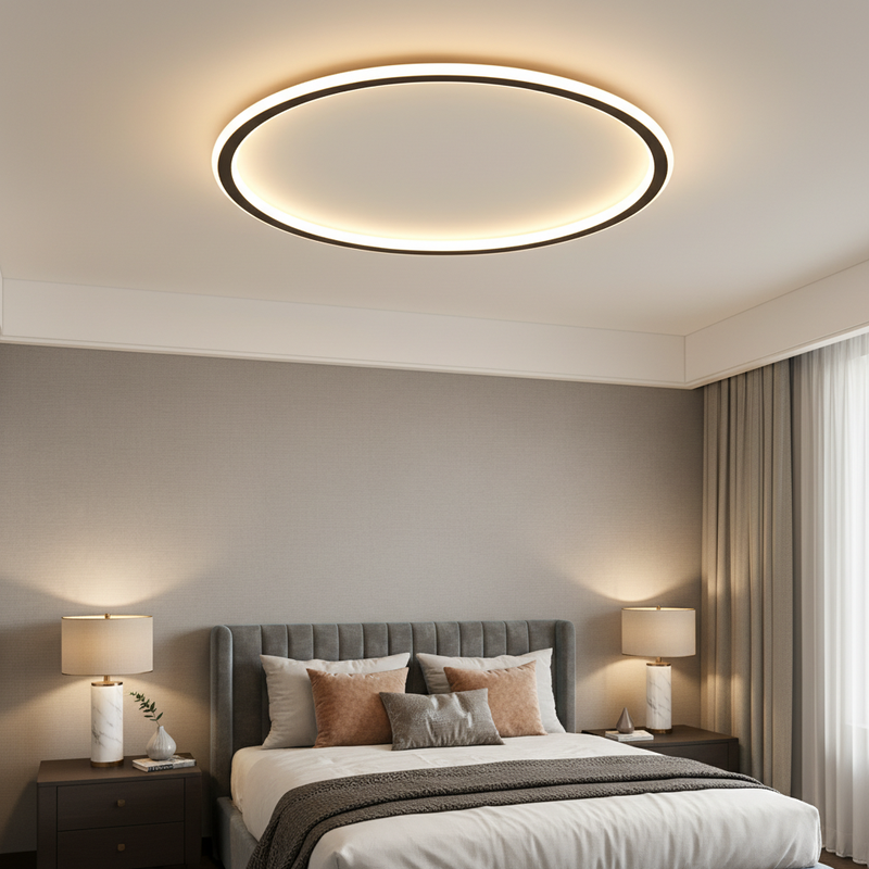 Scandinavian | Flush Mount Ceiling Light with Soft LED Glow