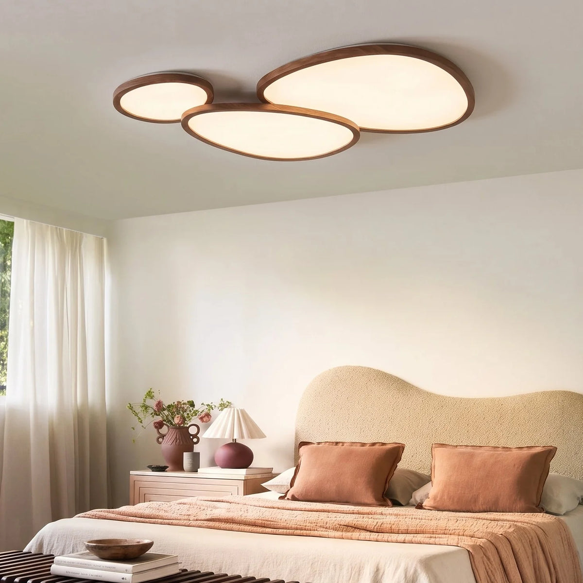 Sleek Modern Flush Mount Ceiling Light with LED