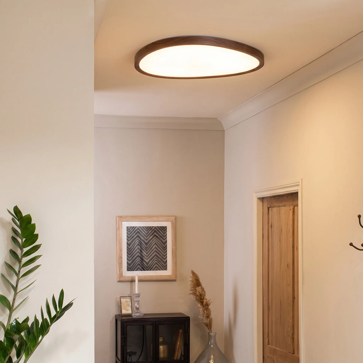 Sleek Modern Flush Mount Ceiling Light with LED